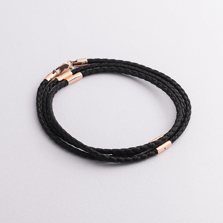 Ювелірний шнурок із золотою застібкою 7603500 від ювелірного магазину Онікс - 3