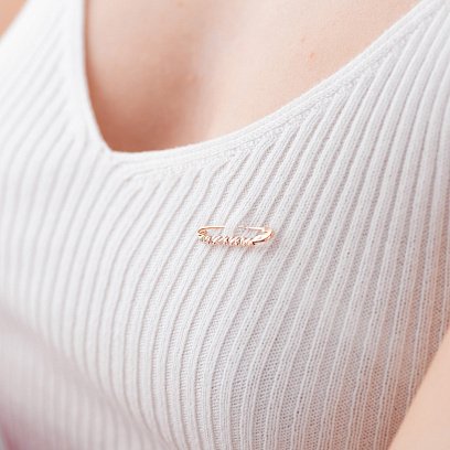 Золотая булавка "Шарики" (3.0 см) зак00309 №2