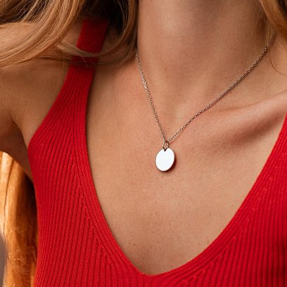 Серебряный кулон "Компас" 132722ком №2