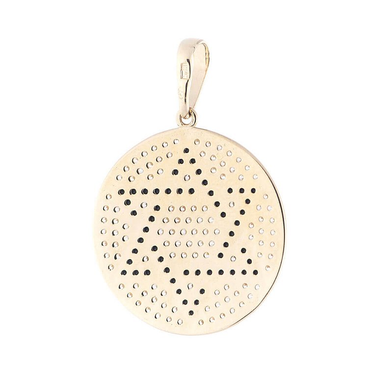 Золота підвіска "Зірка Давида" (фіаніти) п02842 від ювелірного магазину Онікс - 1