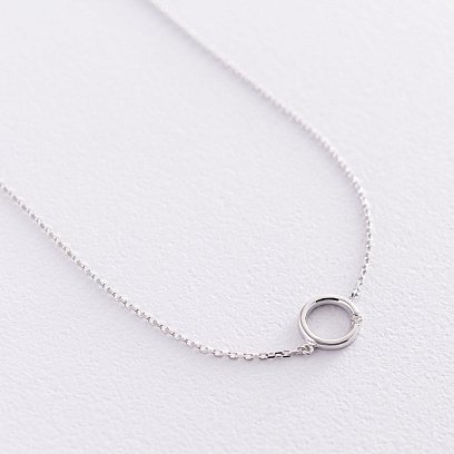 Золотой браслет "Круговорот" с бриллиантом бб0026y №3