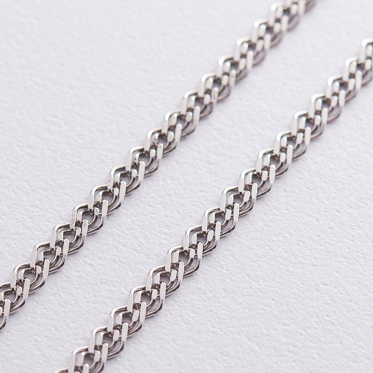 Серебряная цепочка (плетение Нонна) Р010652 - 1 Серебряная цепочка (плетение Нонна) Р010652 от ювелирного магазина Оникс - 1