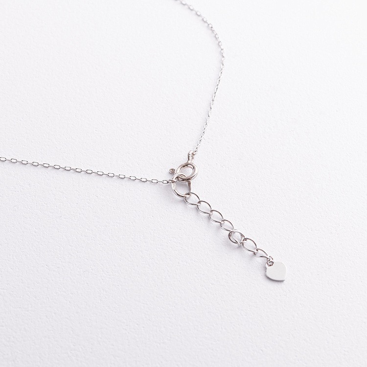 Срібне кольє "Сердечки" 908-00885 від ювелірного магазину Онікс - 3