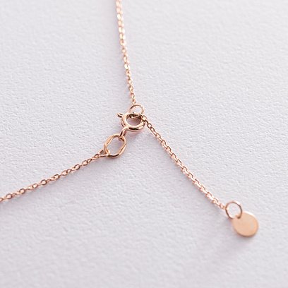 Золотое колье "Монетки и шарики" 860389 №4