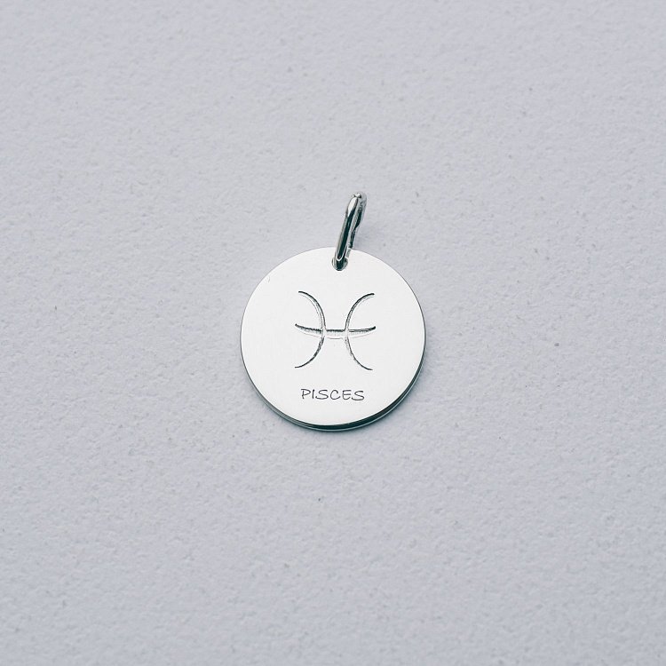 Серебряный кулон с гравировкой "Знак Зодиака" 132722z от ювелирного магазина Оникс - 13