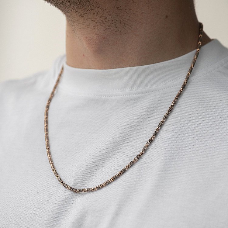 Чоловічий золотий ланцюжок ц00562 від ювелірного магазину Онікс - 1