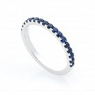 Золотое кольцо с синими сапфирами кб0116ch от ювелирного магазина Оникс