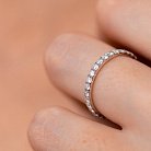 Золотое кольцо с дорожкой бриллиантов кб0541cha от ювелирного магазина Оникс - 4