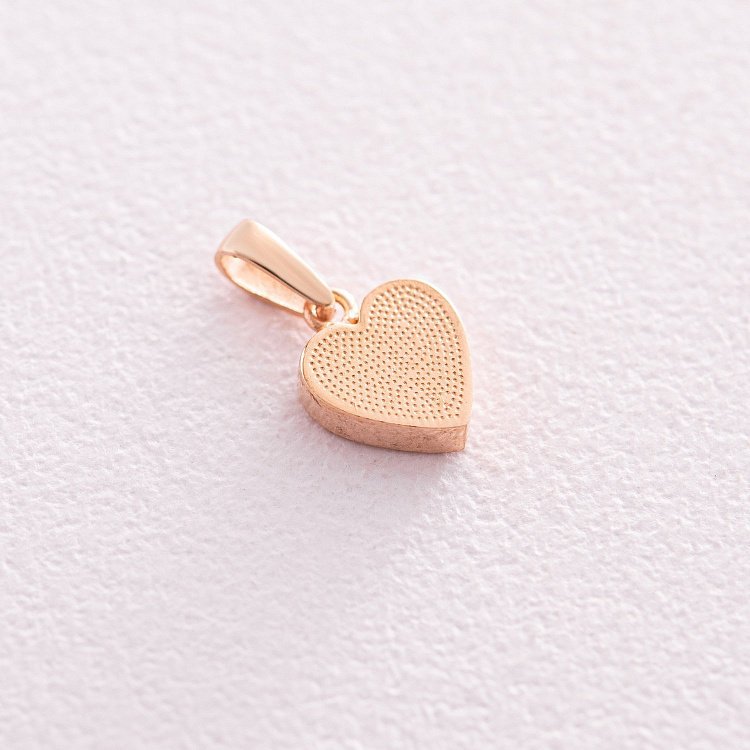 Кулон "С Украиной в сердце" в красном золоте (голубая и желтая эмаль) п03742 от ювелирного магазина Оникс - 4