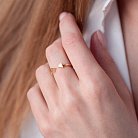 Золотое кольцо "Стрелки" к05487 от ювелирного магазина Оникс - 1