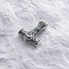 Серебряная подвеска "Молот Тора" 132753 от ювелирного магазина Оникс - 5