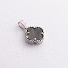 Серебряная подвеска "Клевер" с перламутром 133352 от ювелирного магазина Оникс