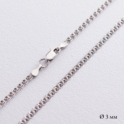 Серебряная цепочка (плетение Лав) Р010351
