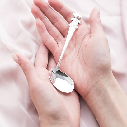 Серебряная ложка "Медвежонок" 24041