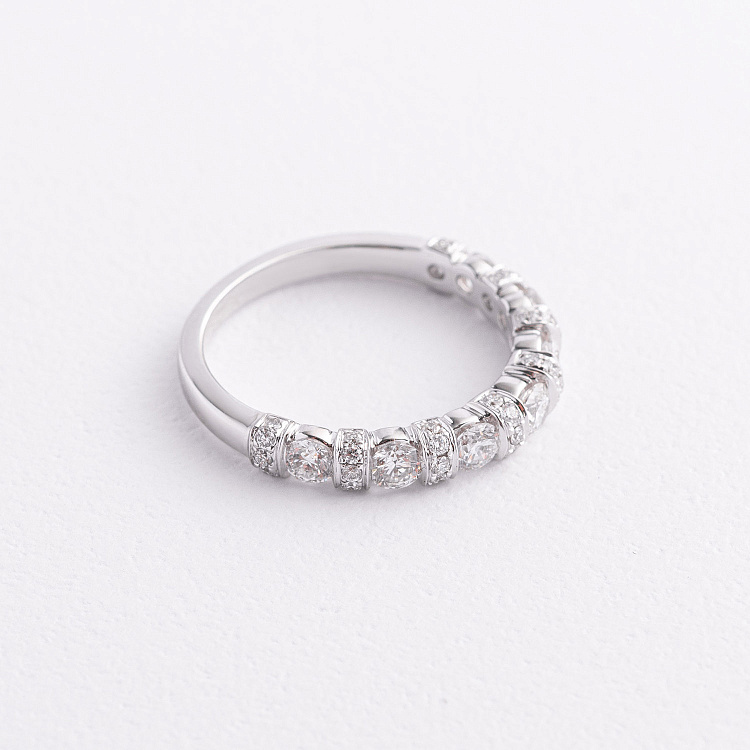 Золота каблучка з діамантами кб0642lg від ювелірного магазину Онікс - 2