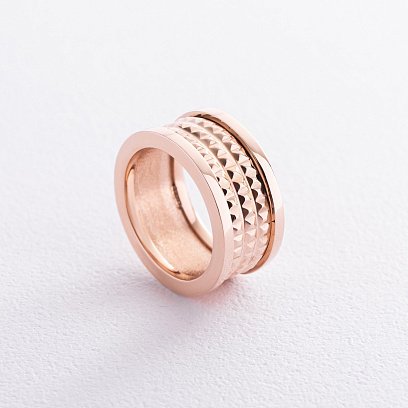 Каблучка "Gina" у червоному золоті к07569