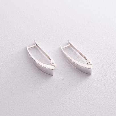 Серебряные серьги 121788 №7