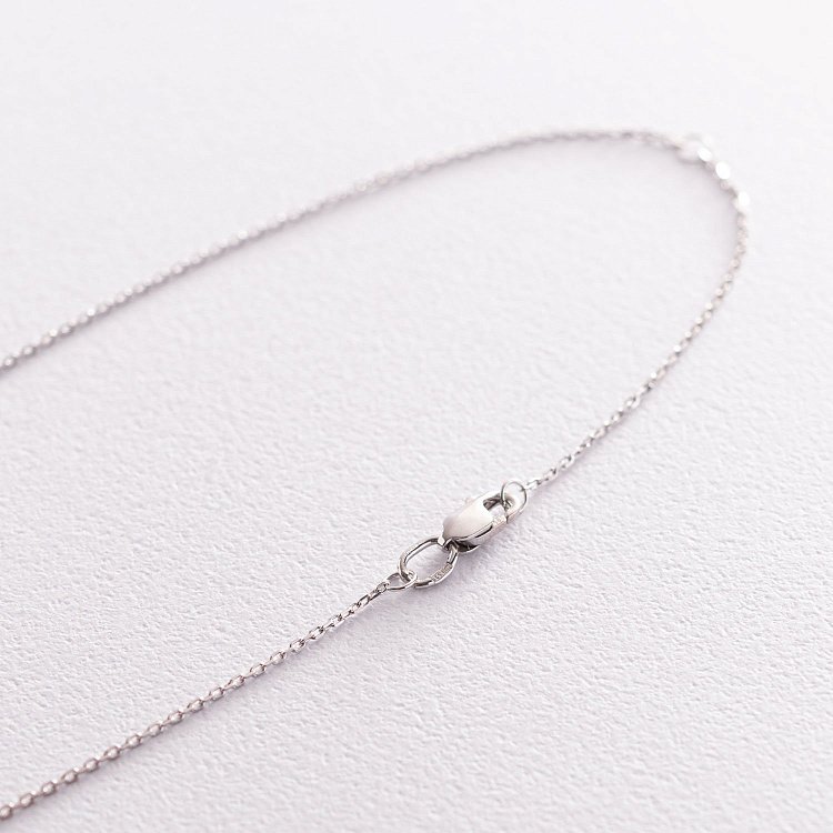 Кольє "Хрестик" в білому золоті кол01707 від ювелірного магазину Онікс - 7