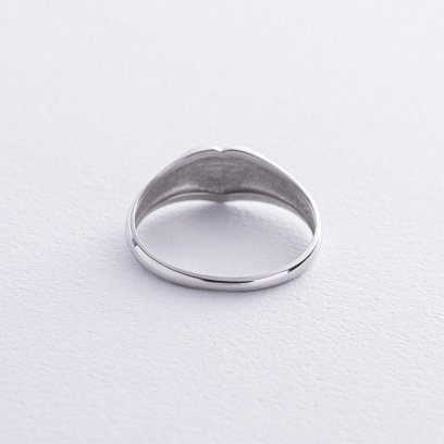 Серебряная печатка "Сердечко" (возможна гравировка) 7090 №3