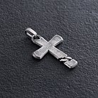 Срібний хрестик із чорнінням 7093 от ювелирного магазина Оникс - 1