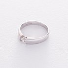 Золотое кольцо с бриллиантом кб0295gch от ювелирного магазина Оникс - 2