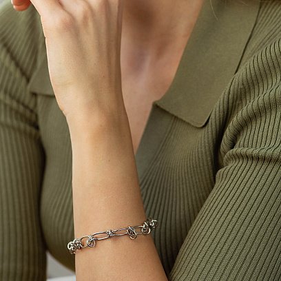 Серебряный браслет "Скарлетт" 141641 №4