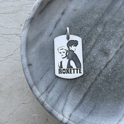 Серебряный жетон "Roxette" (большой) 133350-2 №2