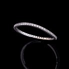 Золотое кольцо с фианитами к04256 от ювелирного магазина Оникс - 6