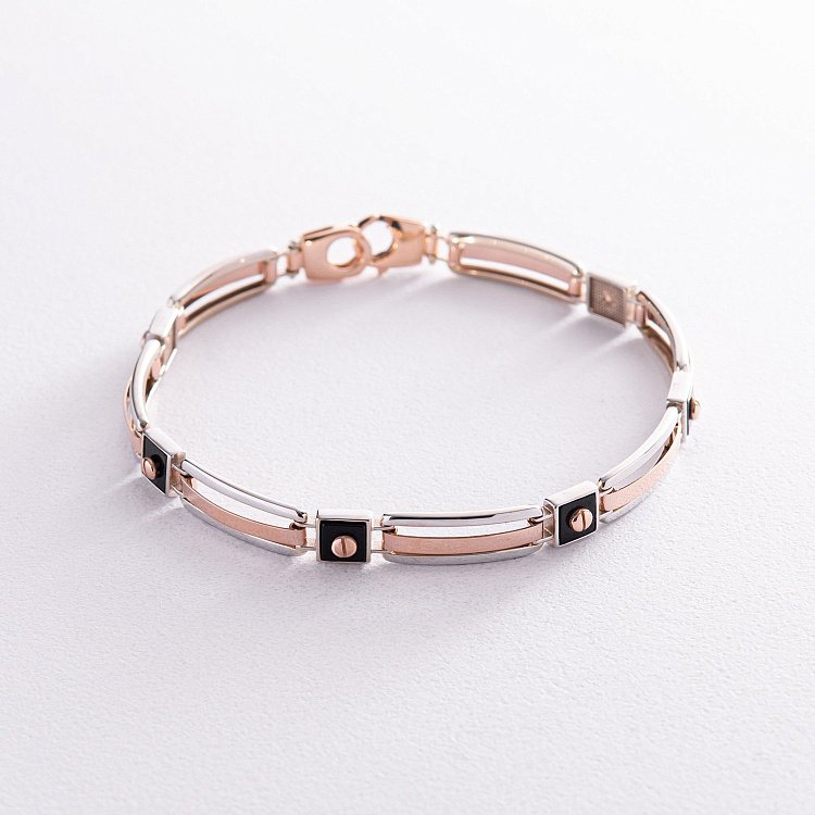 Чоловічий золотий браслет б05052 від ювелірного магазину Онікс