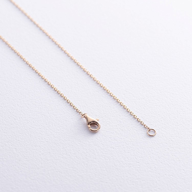 Золотое колье - галстук "Крестик" с бриллиантами колб0115mi от ювелирного магазина Оникс - 6