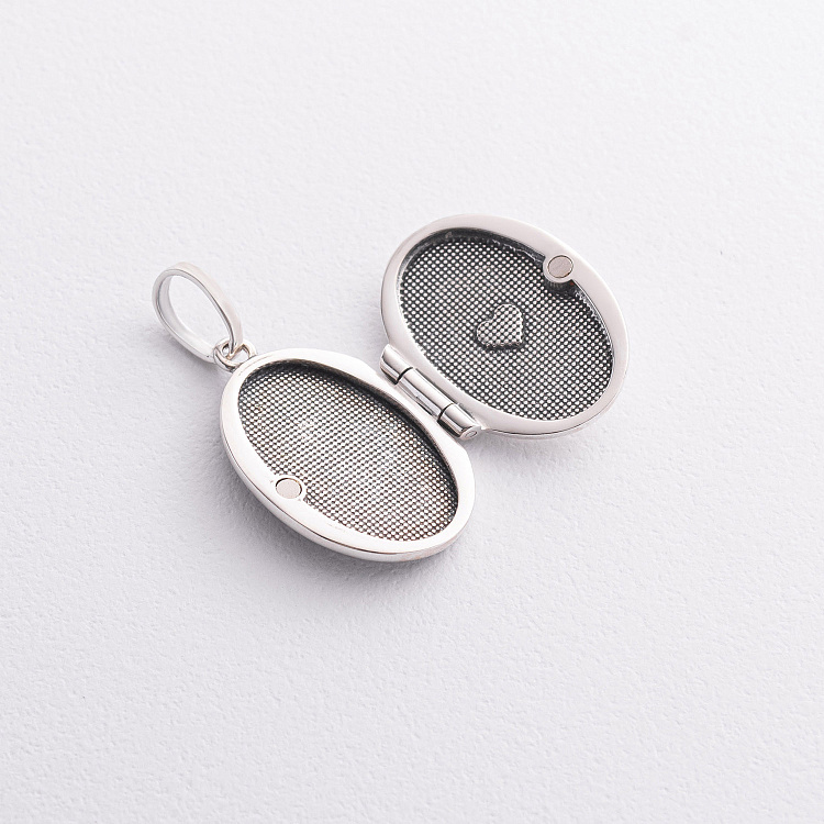 Серебряный кулон "Древо жизни. Семейное дерево" для фотографии (чернение) 7345 от ювелирного магазина Оникс - 6