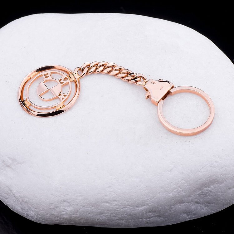 Золотой брелок "BMW-БМВ" бр00001бмв от ювелирного магазина Оникс - 1