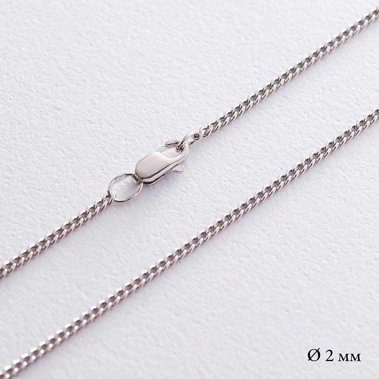 Серебряная цепочка (панцирное плетение) р0100512 от ювелирного магазина Оникс