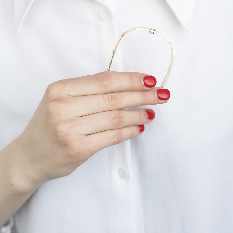 Браслет з жовтого золота б04094 від ювелірного магазину Онікс - 4