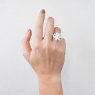 Срібний перстень з фіанітом 11805 от ювелирного магазина Оникс - 1