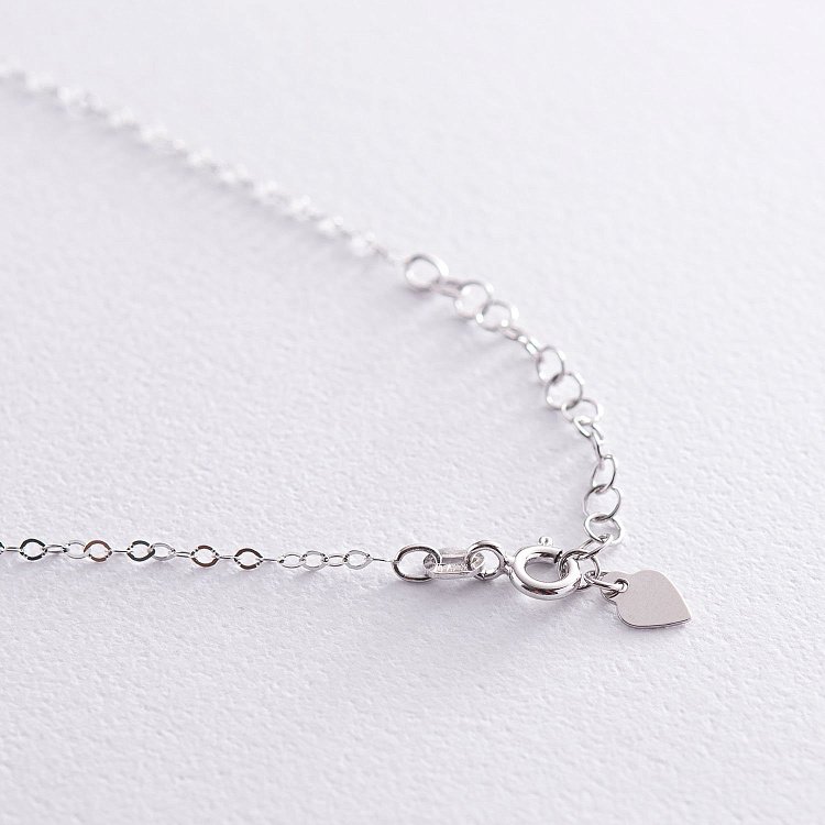 Срібне кольє "Нескінченність" 181026 від ювелірного магазину Онікс - 3