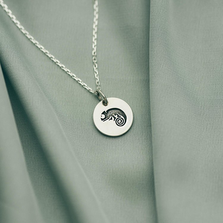 Срібний кулон "Хамелеон" 132724хм від ювелірного магазину Онікс - 2