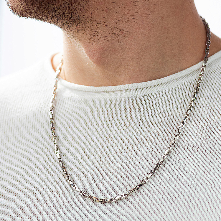 Мужская золотая цепочка ц00572 от ювелирного магазина Оникс - 1