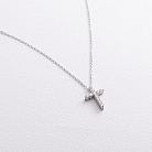 Золотое колье "Крестик" с бриллиантами 738331121 от ювелирного магазина Оникс - 6