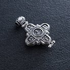 Мощевик из серебра с чернением " Господь Вседержитель. Божия Матерь" 131779 от ювелирного магазина Оникс - 7
