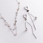 Срібні сережки без фіанітів 122224 от ювелирного магазина Оникс - 7