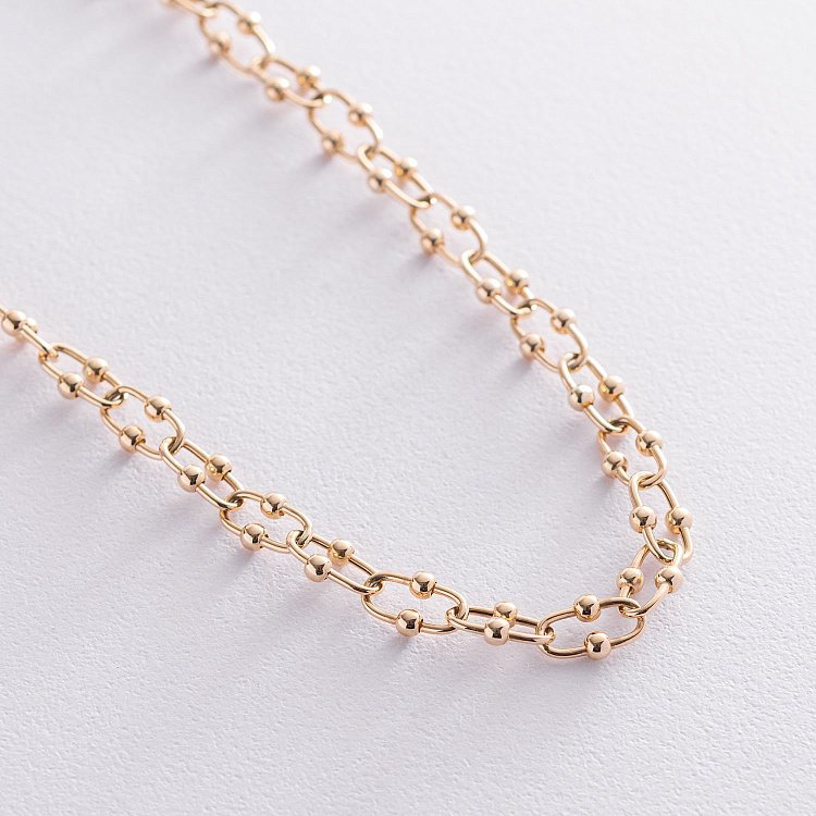 Кольє "Фантазія" в жовтому золоті кол01910 від ювелірного магазину Онікс - 5