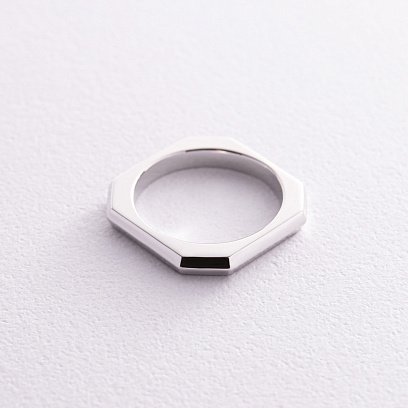 Каблучка "Дженніфер" у білому золоті к07419 №3