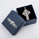Православный крест " Голгофский крест" (чернение) 13501 от ювелирного магазина Оникс - 5