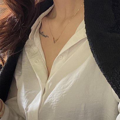 Колье "Особенное" в красном золоте кол01740 №6