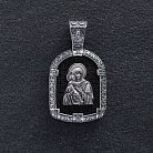 Срібний кулон "Богородице Діво - Молитва" (ебенове дерево) 1230 от ювелирного магазина Оникс - 4