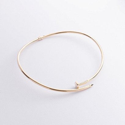 Колье "Гвоздь" в желтом золоте кол02530