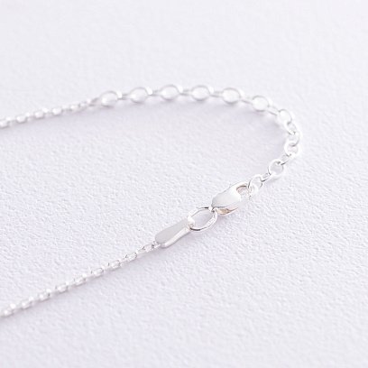 Колье "Крестик" в серебре 181053 №3