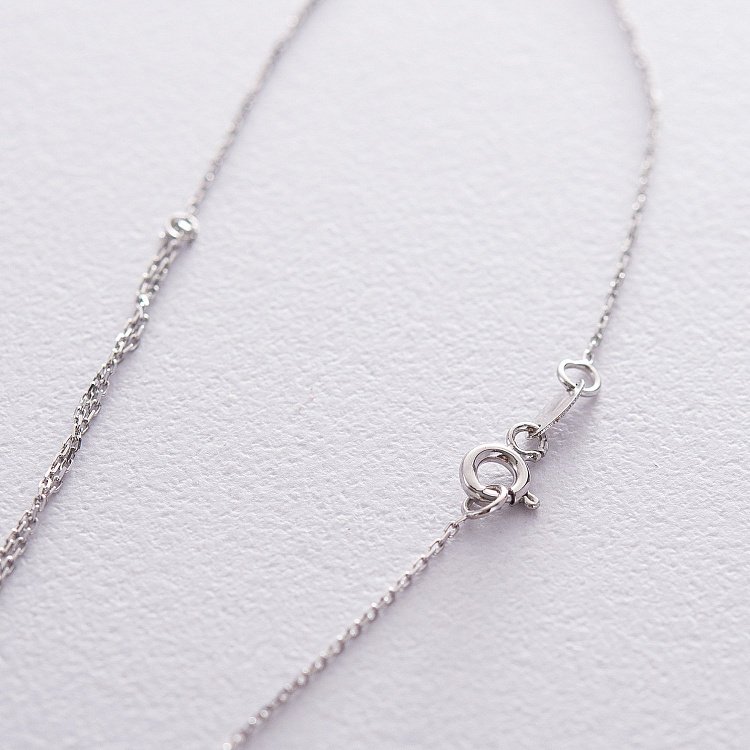 Подвійне золоте кольє "Зірочка" з чорними фіанітами кол01537 від ювелірного магазину Онікс - 4