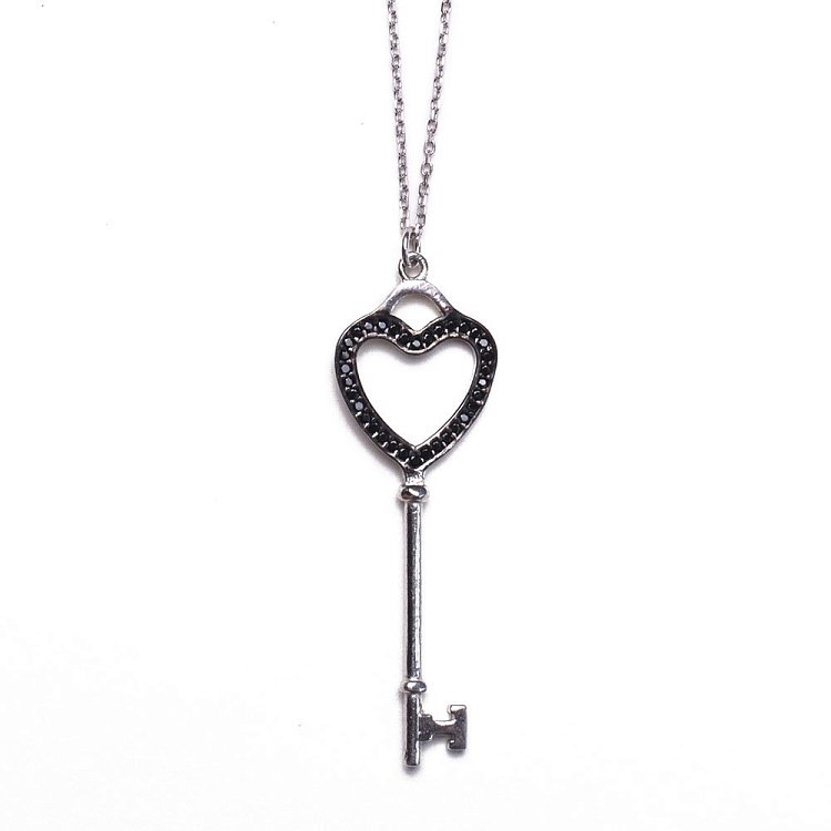 Срібне кольє "Ключик" 18454 від ювелірного магазину Онікс - 6